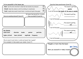 With two differentiated versions available for higher and lower. Differentiated Sound Waves Worksheets Teaching Resources