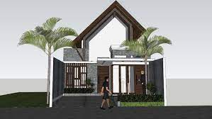 Top notes are green notes, grapefruit, spices, bergamot, lavender and petitgrain; Konsep Rumah Tropis Tipe Malabar By Aguscwid 3d Warehouse Minimal House Design Facade House Terrace House Exterior