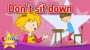 I command you to do it. Imperative Sentence Don T Sit Down Exciting Song Sing Along Youtube