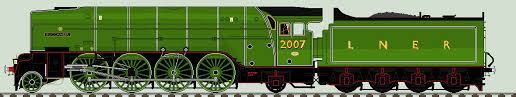 Lner p2 class 2007 prince of wales. Lner P2 3 Liveries 2007 Buccaneer By 2509 Silverlink On Deviantart