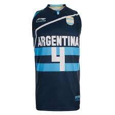 Camiseta san lorenzo basquet titular 2017. Camiseta Basket Basquet Argentina Ginobili Scola Adulto Nino Mercado Libre