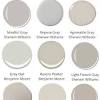 Mindful gray is a warm gray with a slight blue undertone so it's not too warm. 1