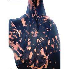Free shipping on orders over $25.00. Bleach Tie Dye Hand Made Hoodie Navy Blue Size M Depop
