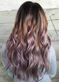 The lilac hair color faded looks fabulous with the short bob hairstyle and the choker look. 21 Chocolate Brown And Lilac Hair Looks Cherrycherrybeauty