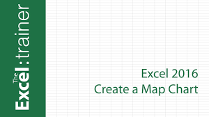 excel 2016 create a map chart