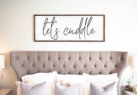Maybe you would like to learn more about one of these? Carolina Farmhouse Bedroom Signs Modern Farmhouse Black And White Signs 13x49 Let S Cuddle Wood Sign Home Living Signs Delage Com Br