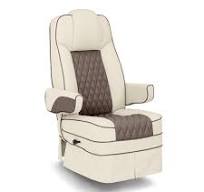 Qualitex Monument RV Captains Chair, Two-Tone, Ultimate Leather