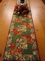 Autumn Colors Fall Table Runner Fall Table Runners Thanksgiving Table Runner Quilted Table Runners
