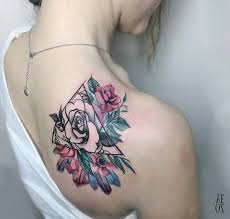 If you combine these both together you get an amazing tattoo. 21 Rose Shoulder Tattoo Ideas For Women Stayglam