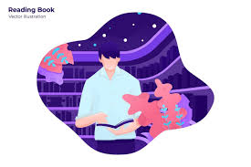 Reading Book Vector Illustration Vector Illustration Illustration Graphic Illustration