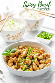 Spicy Basil Chicken Recipe