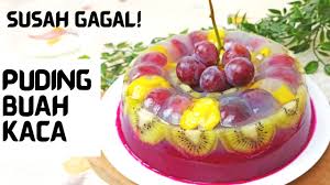 Resep puding, berbagi berbagai macam resep dan cara membuat puding berdasar pengalaman ibu rumah tangga di indonesia Resep Puding Buah Kaca Bacaanbunda