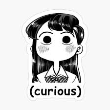 Black And White Manga Stickers Manga Curious Girl Meme Sticker By Midnight Ideas In 2020 Anime Stickers Black And White Stickers Cute Stickers