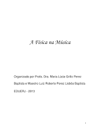 Pdf A Fisica Na Musica
