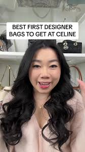 LOVEEEE celine its such a great place to start building your luxury  collection #celine #designerhandbags #handbagtiktok #celinetriomphe  #celineava #firstdesignerpurchase