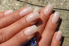kunstnagel im natur look milky trendige nagel french nails kunstnagel