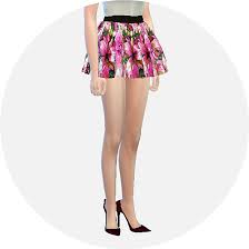 Maybe you would like to learn more about one of these? Pattern Flare Mini Skirt V3 Floral The Sims 4 Catalog