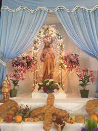 Feast Day Of St Joseph Vivo San Giuseppe Table By St Joseph Society At Mary Star Of The Sea Table Decorations Table Inspiration