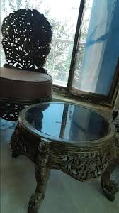 As you already understood, the coffee table set should be selected depending on the style of the living room interior. New Antique Coffee Table Set Available For Sale In Islamabad
