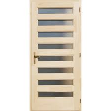 Jola fa beltéri ajtó felületkezelése. Zebra Fenyo Bejarati Ajto Uveges 100x210cm Jobb Kulteri