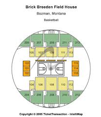Brick Breeden Fieldhouse Tickets In Bozeman Montana Seating
