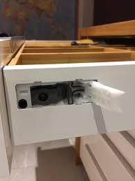 How do you remove a kitchen cabinet drawer? How To Remove The Ikea Maximera Drawer Spikymouse Com