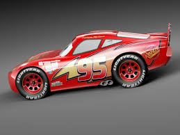 Lightning Mcqueen Zigzag Race Car 3d Model Car 3d Model Lightning Mcqueen Car