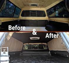 In this video, i'm going to be showing you exactly how i made this diy truck cap camper! Diy Camper Shell Liner Take The Truck