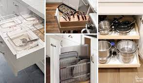 Hgtv's kitchen cabinet buying guide gives you expert tips for selecting personalized features including drawer pulls, knobs, lazy susans and more for your kitchen cabinets. 15 Easy And Clever Hacks To Organize Kitchen Cabinets Amazing Diy Interior Home Design