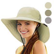 Sun Blocker Womens Sun Hat Uv Protection Fishing Hat Wide Brim Boonie For Gardening Camping Hiking Walmart Com In 2021 Sun Hats Hiking Women Sun Hats For Women