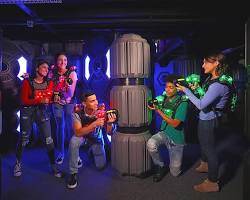 Play laser tag