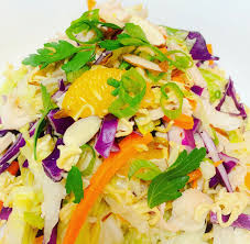 Made with cabbage, carrots, green onions and chicken, finished with sesame seeds, this is terrific for packed lunches as it keeps well for days! Oh The Things You Can Do With An 86 Cent Packet Of Ramen Noodles Momofuku Style Chinese Chicken Salad With Ginger Sesame Dressing I Adapted David Chang S Recipe Fishbowl