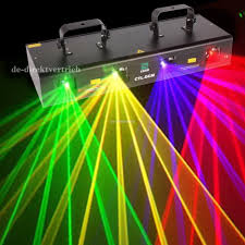 4 Lens 4 Beam Rgpy Dj Disco Laser Light Stage Party Show Dmx 7ch 460mw Unbranded Disco Laser Lights Laser Lights Dj Lighting