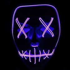 80%off led halloween masks continues to light up for 72 hours without heat and radiation. Pin En X Hacer