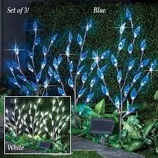 Bright Leaf Branch Solar Garden Lights With Adjustable Branches Set Of 3 Outdoor Decorative Accents Walmart Com In 2020 Solar Lights Garden Solar Garden Outdoor Solar Lights