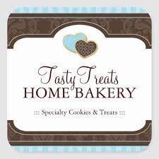 Bakery Packaging Stickers Zazzle Com In 2021 Bakery Packaging Packaging Stickers Bakery Names