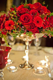 Pin By Robin Barton On Best Christmas Red Centerpieces Wedding Table Flowers Christmas Flowers