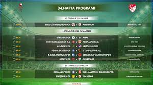 Lig'e dair tüm detaylar, puan durumu, fikstür, maç sonuçları ve dahası mynet'te. Tff 1 Lig 34 Hafta Programi Aciklandi Spor Toto 1 Lig Haber Detay Sayfasi Tff