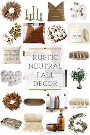 The Best Rustic Neutral Fall Decorations For Your Home One Thousand Oaks Neutral Fall Decor Fall Decor Inspiration Fall Home Decor