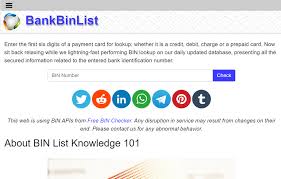 Lookup, validate and verify bin and iin numbers of any debit or credit card by accessing the card's registered details in our bin list. Top 3 Best Bin Checker Tool For Free