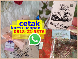 Selamat atas kelahiran bayi perempuan cantik anda! Membuat Kartu Ucapan Souvenir Pernikahan O818 22 5376 Whatsapp Book Cover Biot