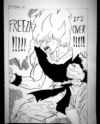 The cell games arc of dragon ball is easily one of the series' best stories. I Tried To Redraw Super Saiyan Goku From Dragonball Manga Uditjain Yt On Instagram Dbz