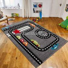 Trafik Desenli Cocuk Halilari Gri Kids 15 Halistores Com Halilar Gri Cocuk