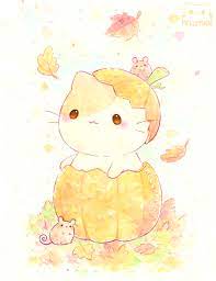 Cute and cuddly chubby amateur 5 min. Mellymiew My Character Miew In A Pumpkin Created With