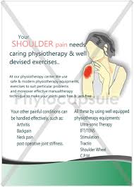 Pamphlet For Advertising Physiotherapy Setup Frozen Shoulder Physiotherapy Physiotherapy Clinic Physiotherapy Exercises
