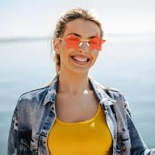 Gafas Estrella De Fiesta Sin Marco Estilo Pentagrama