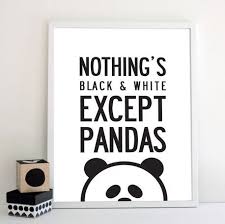 Black And White Panda Wallpaper Nothing S Black And White Panda Poster Cute Panda Wallpaper Black And White Posters Panda