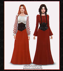 So i can plan the release date of the medieval windenburg mod : . Sims 4 Medieval Dress Elissa Micat Game