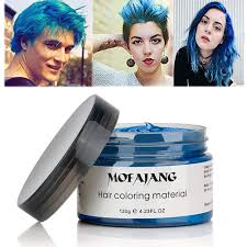 Buy men hair styling creams and get the best deals at the lowest prices on ebay! Amazon Com Mofajang Hair Coloring Dye Wax Instant Hair Wax Temporary Hairstyle Cream 4 23 Oz Hair Pomades Natural Hairstyle Wax For Men And Women Party Cosplay Blue Beauty
