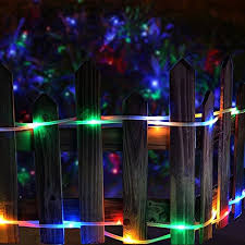 Vicbay Led Rope Lights Outdoor 33ft 100leds Waterproof String Lights Battery Operated 8 Lighting Modes Fairy Lights Outdoor Lights For Christmas Garden Patio Tree Fence Decoration Rgb Home Kitchen B075xgkmxk